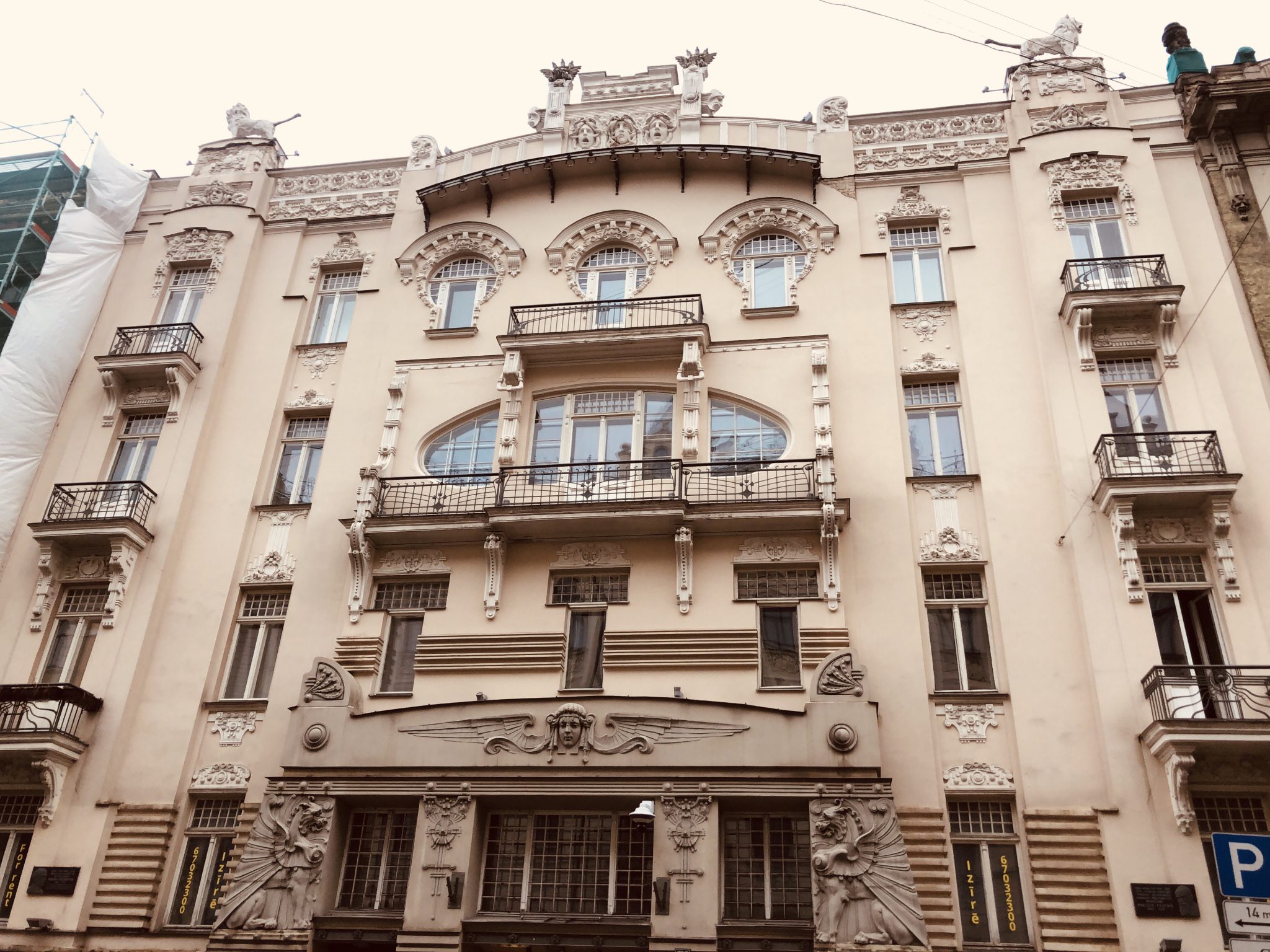 Das Haus im Jugendstil ist die Visitenkarten der lettischen Hauptstadt Riga: 