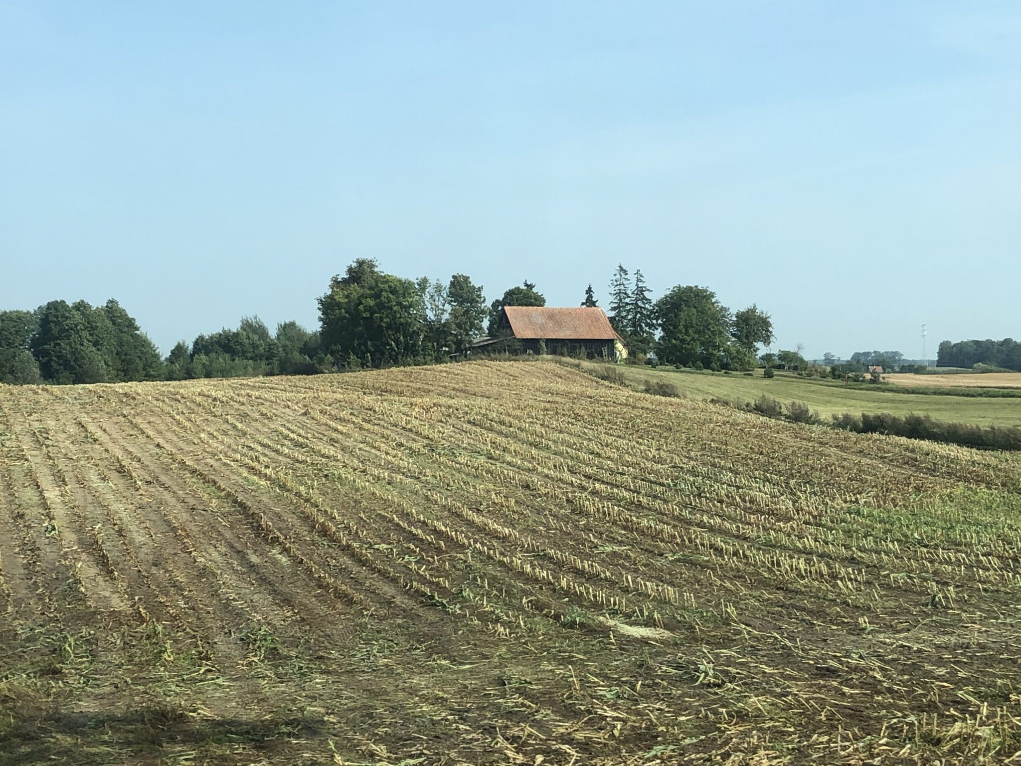 Acker in den Masuren in Polen