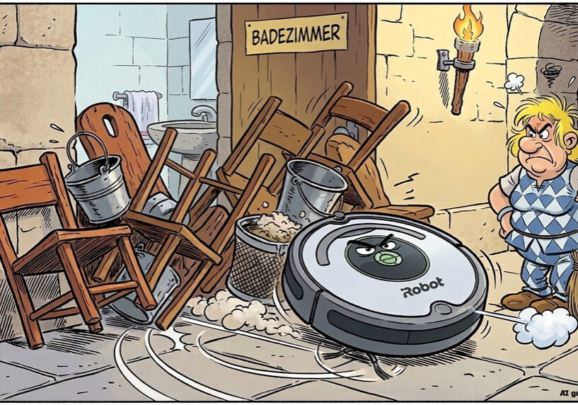 iRobot will unbedingt im Badezimmer saugen