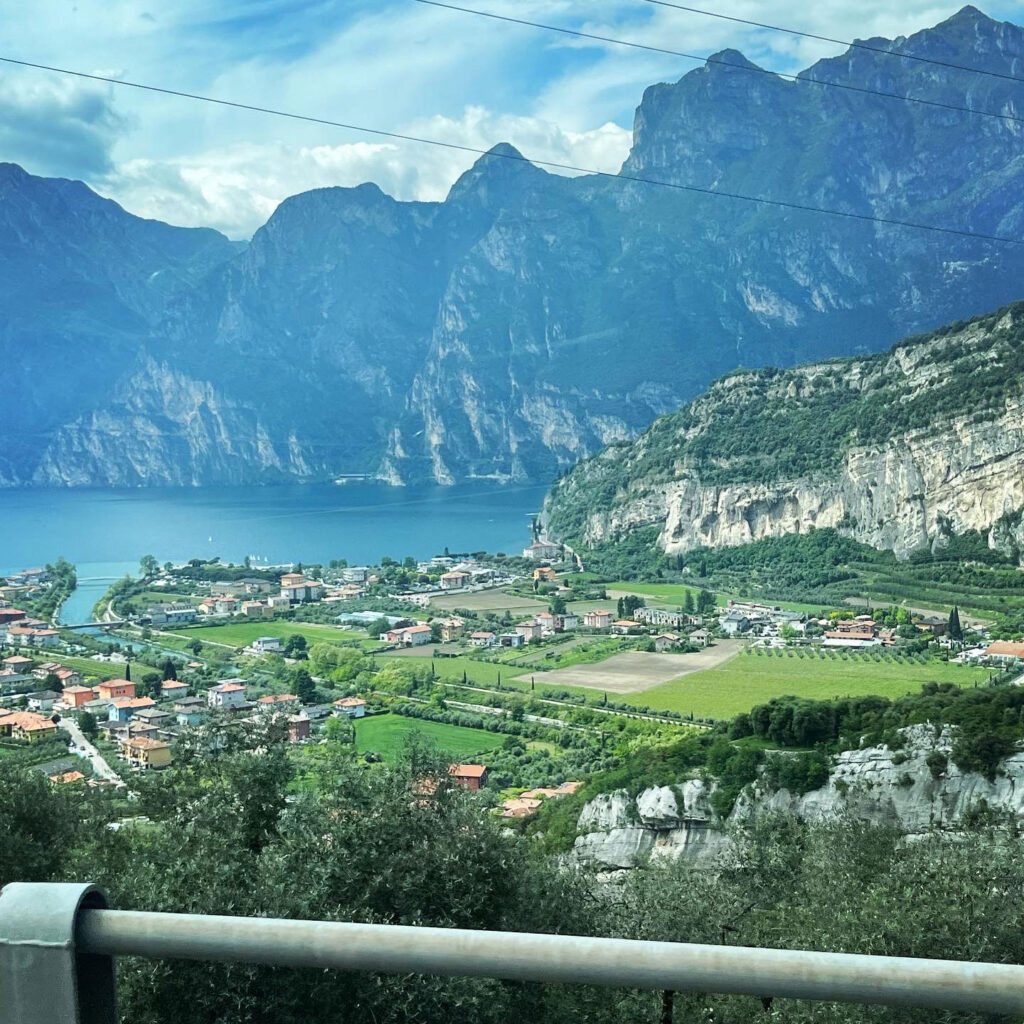 Blick auf den Gardasee ist umwerfend