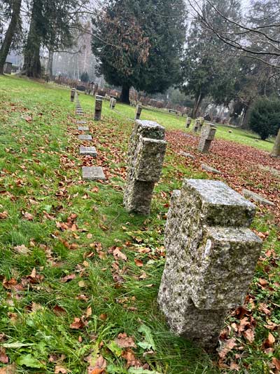 Kriegsfriedhof in Friedrichshafen Gräber