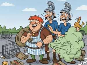 Polizei Krimi in Berlin Dieb furzt