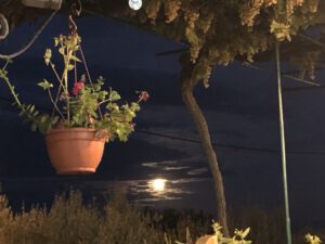 Romantik in Kapelica auf der Terrasse